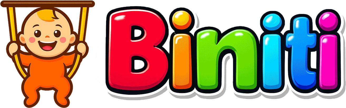 Логотип Biniti — дитячі стрибунці та ходунки